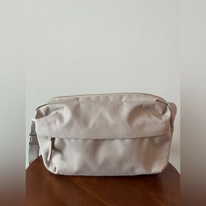 MUJI Water Repellent Shoulder Bag-Light Beige